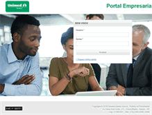 Tablet Screenshot of empresas.unimedsantos.com.br